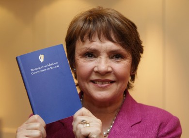 Ever wonder why the Constitution of Ireland comes in a blue book?