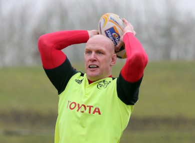 Paul O'Connell is back training with the senior squad.