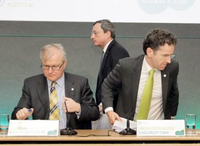 Ireland could be speaking to Olli Rehn, Mario Draghi and Jeroen Dijsselbloem quite a bit this year.
