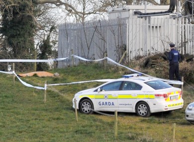 Gardaí at the scene in Balheary near Swords, Co Dublin.