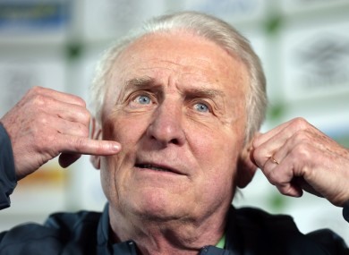 Giovanni Trapattoni: preparing for a busy period.