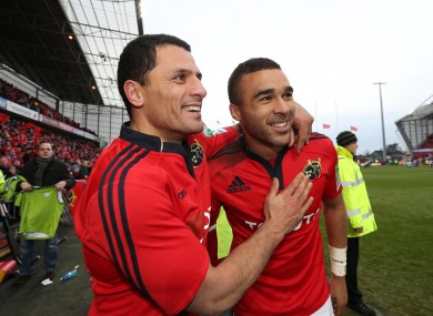 Doug Howlett and Simon Zebo are crucial for Munster's cup chances.