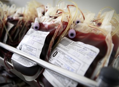 In ten years time, more blood donors will be needed.