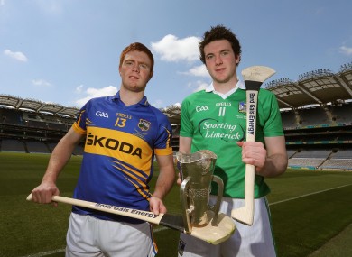 Tipperary's Jason Forde and Limerick's Declan Hannon.