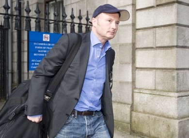 Jim Corr leaving the Four Courts yesterday