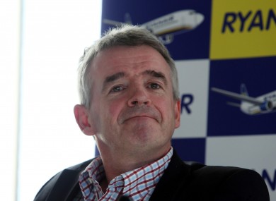 Michael O'Leary has good reason to look smug.