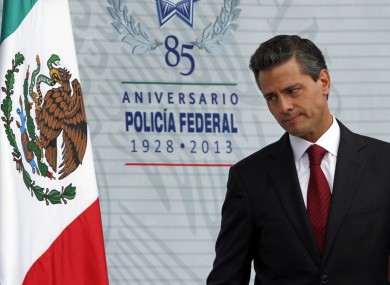 Mexico's President Enrique Pena Nieto