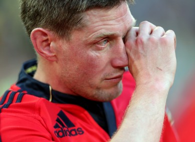 O'Gara said an emotional farewell to Munster in May.