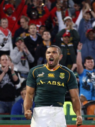 Habana in action for South Africa.