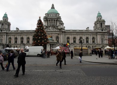 File photo of Belfast City Hall.
