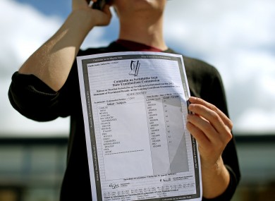 Mark Berney from Gorey Community College, Co Wexford qho got 9 A1s in his Leaving Cert.