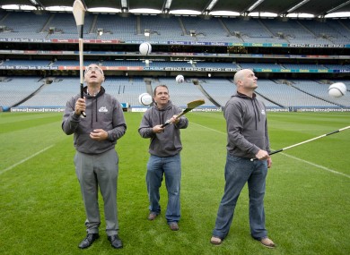 Limerick hurling Manager John Allen, Clare hurling manager Davy Fitzgerald and Dublin Hurling manager Anthony Daly.
