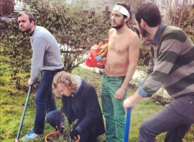 Four outta five ain't bad: (L-R) McDevitt, Early, Hick and Murphy will be on RTÉ 2 on 10 September.
