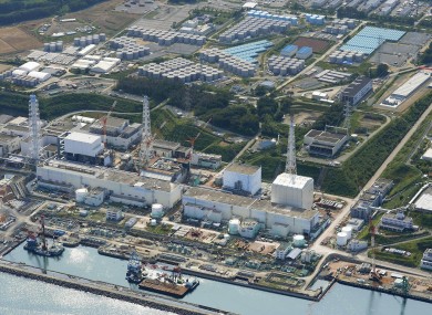 This aerial photo taken on 31 August 2013, shows the Fukushima Dai-ichi nuclear plant at Okuma in Fukushima prefecture, northern Japan.