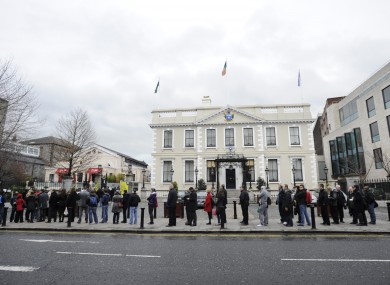 Dublin's Mansion House, where the Lord Mayor resides.