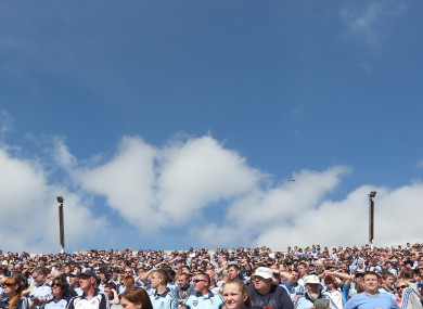 Hill 16: will be packed on Sunday.