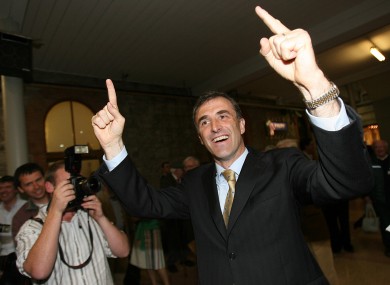 Former Fianna Fáil TD Chris Andrews at the RDS in Dublin in 2007.