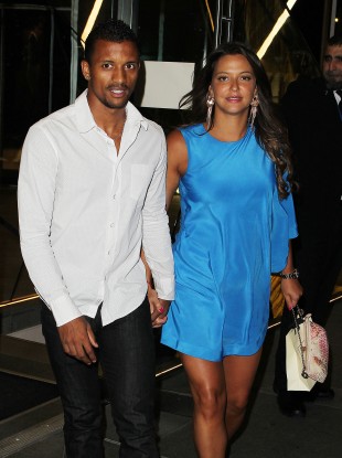 Nani and his girlfriend Daniela Martin out and about in Manchester last week.