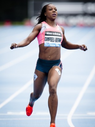 Campbell-Brown: won 200m Olympic gold in 2004 and 2008.