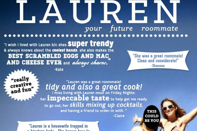 this is probably the best roommate ad craigslist has ever seen roomate flyer