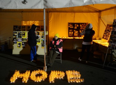 A scene from the Pieta House Darkness Into Light fundraiser.