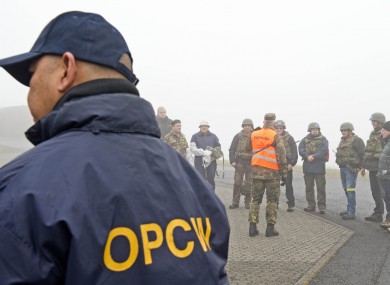 U.N. inspectors of the Organization for the Prohibition of Chemical Weapons in Syria last week.