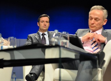 Michael D'Arcy (centre)