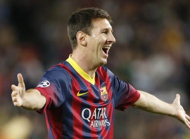 Messi: subject of Ballague's latest book.