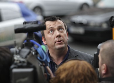 ESB Group of Unions general secretary Brendan Ogle arriving at ESB HQ this afternoon.