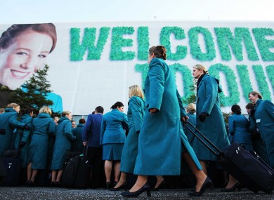 Air Lingus cabin crew
