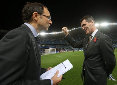 Keane and O'Neill in San Sebastien tonight.