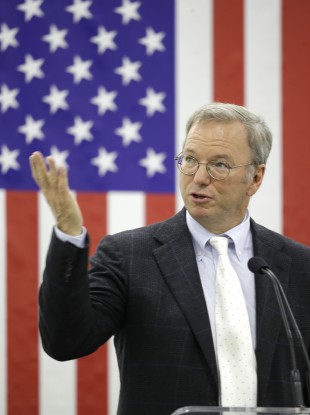 Google Executive Chairman Eric Schmidt.