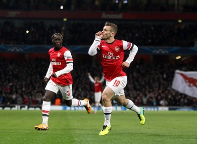 Jack Wilshere won't score many earlier goals than he did tonight.