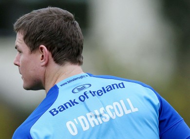 O'Driscoll: has recovered from his concussion.