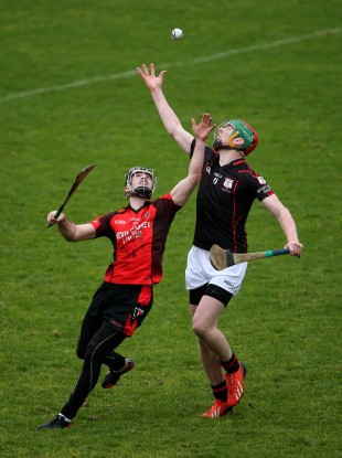 Mount Leinster Rangers' Edward Byrne and Eoin Moore of Oulart-The Ballagh.