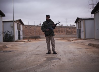 File photo of a checkpoint in Libya