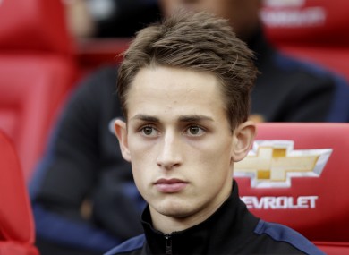 Januzaj is nominated for the award despite being born in Belgium.