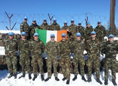 Irish personnel in the Golan Heights