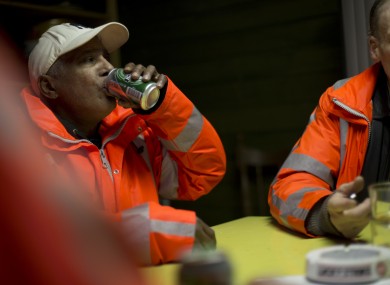 Two of the participants in the clubhouse in Amsterdam