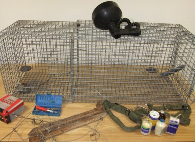 Items seized by the police