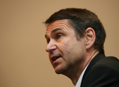 FIFA's security director Ralf Mutschke speaks during an interview at an Interpol conference to discuss match-fixing.
