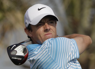 McIlroy: seven birdies made sure his round wasn't marred by an early double-bogey.