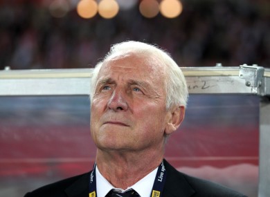 Giovanni Trapattoni stepped down as Ireland boss following the side's failure to qualify for the 2014 World Cup.