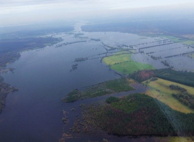 Flooding in the midlands during the week.