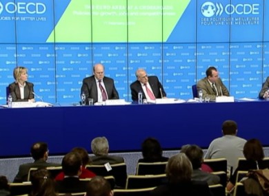 Michael Noonan at the OECD seminar today.