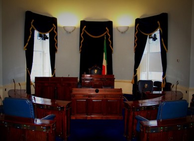 The Seanad chamber will be empty for most of this week
