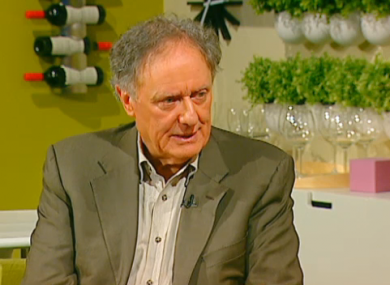 Vincent Browne appearing on the Late Lunch Live earlier today.