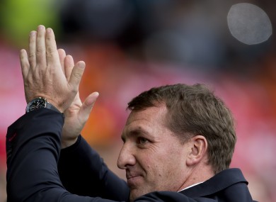 Brendan Rodgers: eyes on the next game.