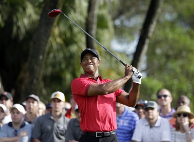 Woods has been suffering from back problems.