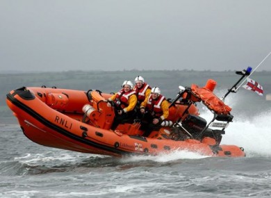 Crew on board the Lough Ree RNLI lifeboat (File photo)